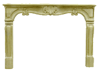 Mantel 105 with Center Carving