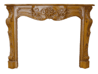 Mantel P134 with French Curve Frieze